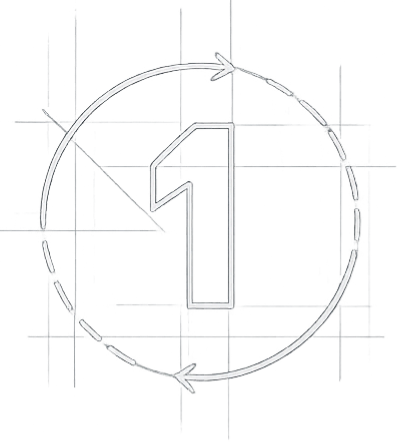 A decorative graphic representing a plan